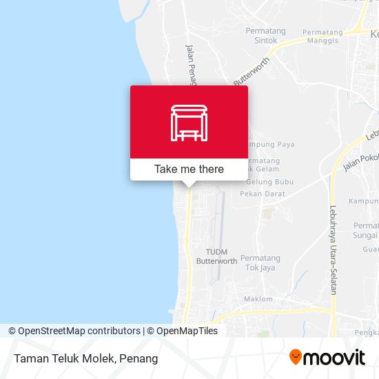 Taman Teluk Molek map