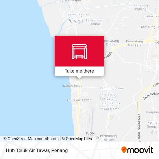Hub Teluk Air Tawar map