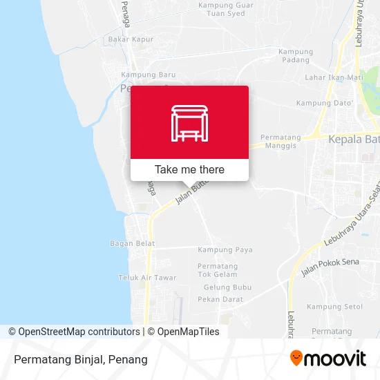 Permatang Binjal map