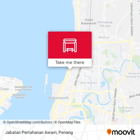 Peta Jabatan Pertahanan Awam