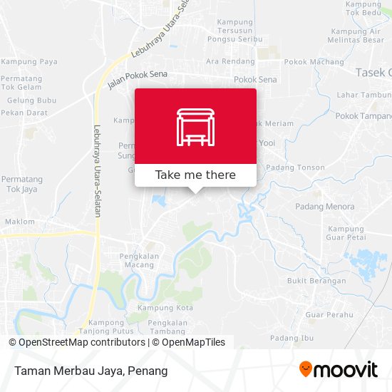 Peta Taman Merbau Jaya