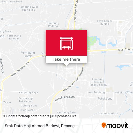 Smk Dato Haji Ahmad Badawi map