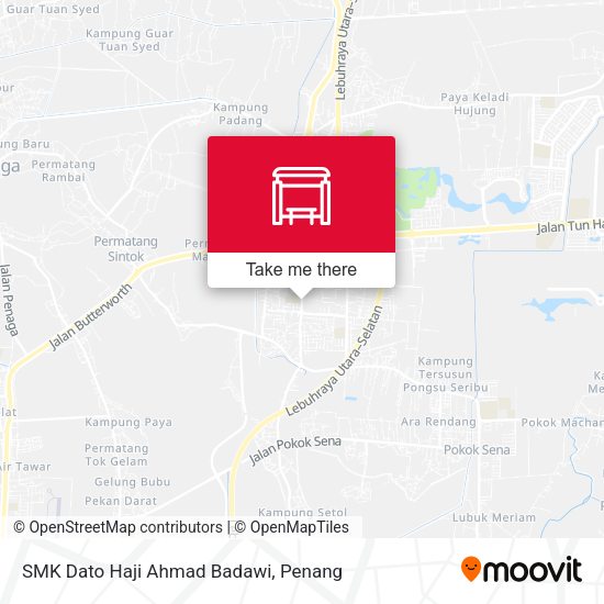 Peta SMK Dato Haji Ahmad Badawi
