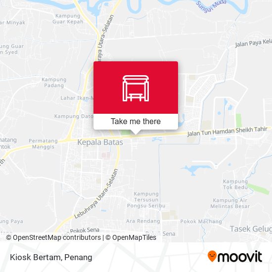 Kiosk Bertam map