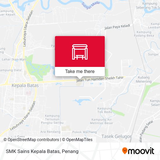 Peta SMK Sains Kepala Batas