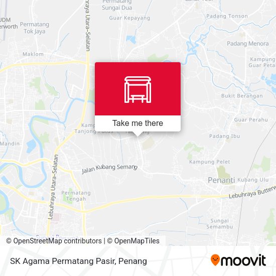 SK Agama Permatang Pasir map