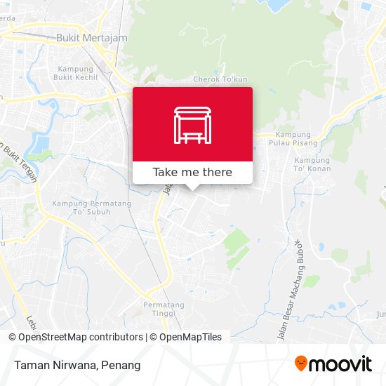 Taman Nirwana map