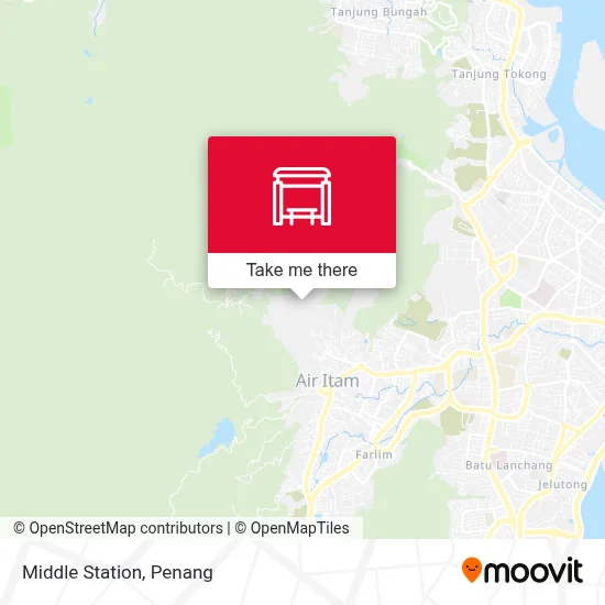 Middle Station map