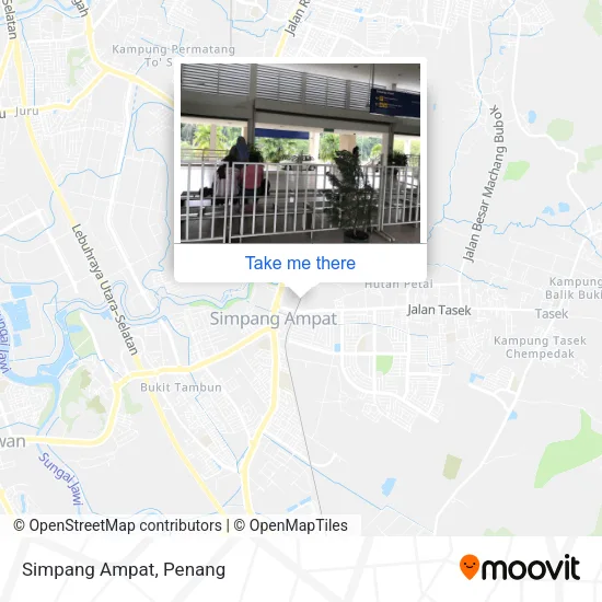 Simpang Ampat map