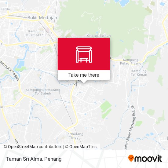 Taman Sri Alma map