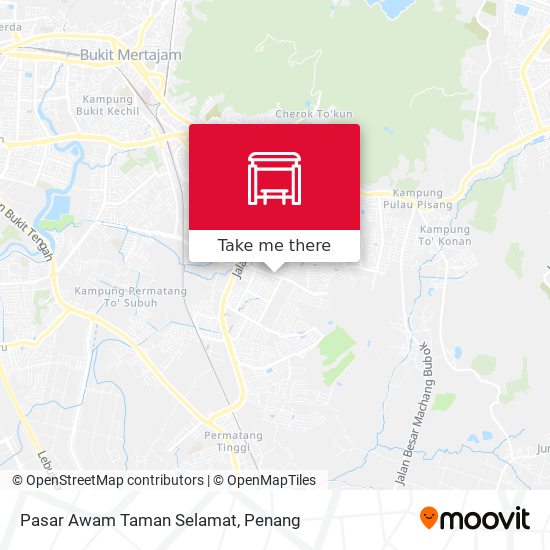 Pasar Awam Taman Selamat map