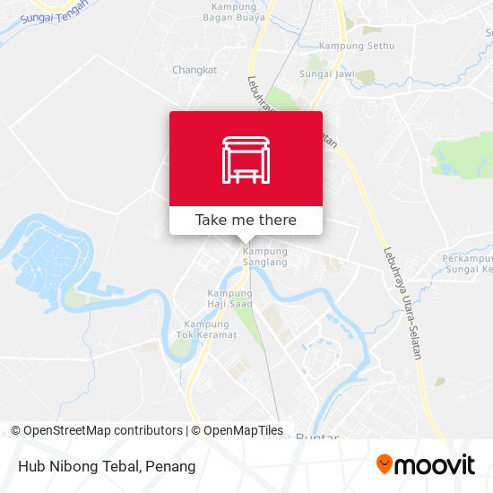 Hub Nibong Tebal map