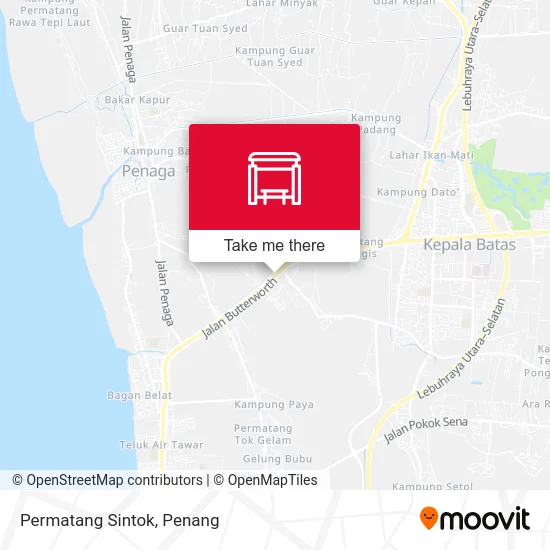Permatang Sintok map