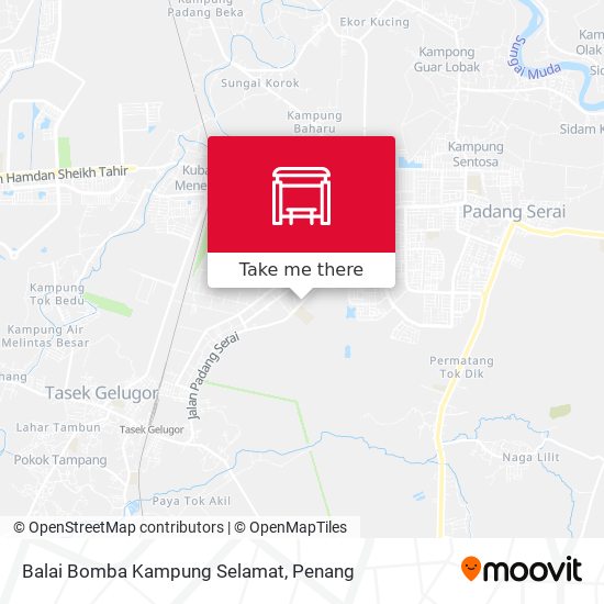 Balai Bomba Kampung Selamat map