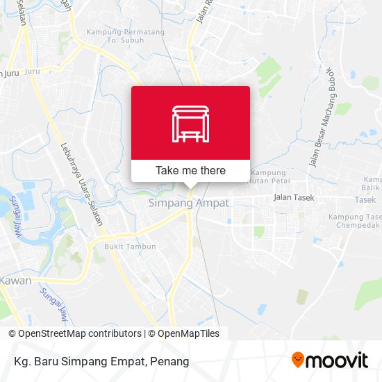 Kg. Baru Simpang Empat map