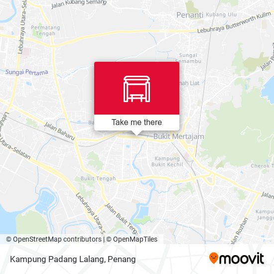 Peta Kampung Padang Lalang