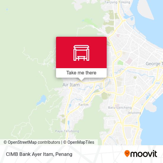 Cimb Bank Ayer Itam map