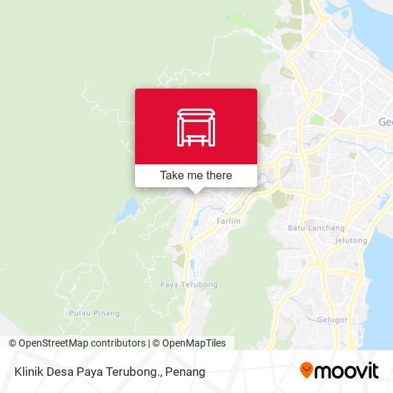 Klinik Desa Paya Terubong. map