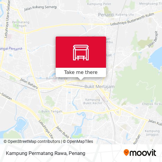 Peta Kampung Permatang Rawa