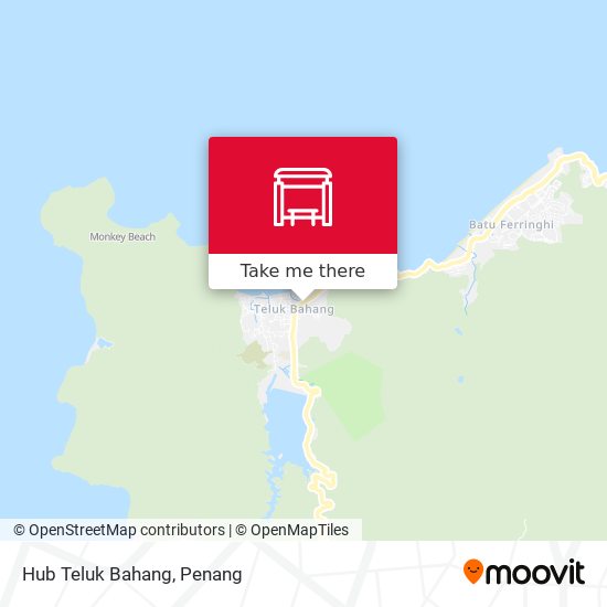 Peta Hub Teluk Bahang