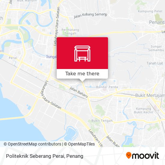 Politeknik Seberang Perai map
