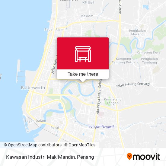 Peta Kawasan Industri Mak Mandin