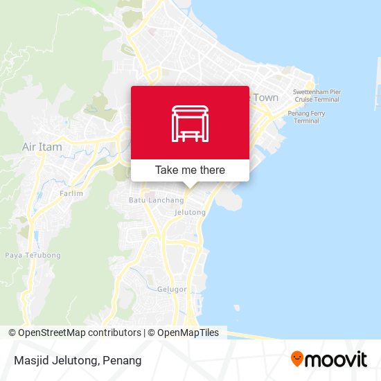 Masjid Jelutong map