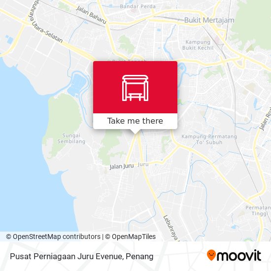 Peta Pusat Perniagaan Juru Evenue