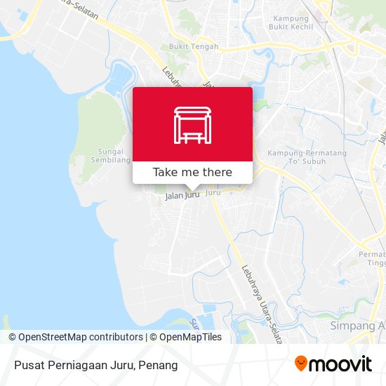 Peta Pusat Perniagaan Juru