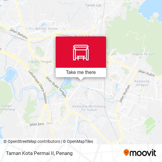 Peta Taman Kota Permai II