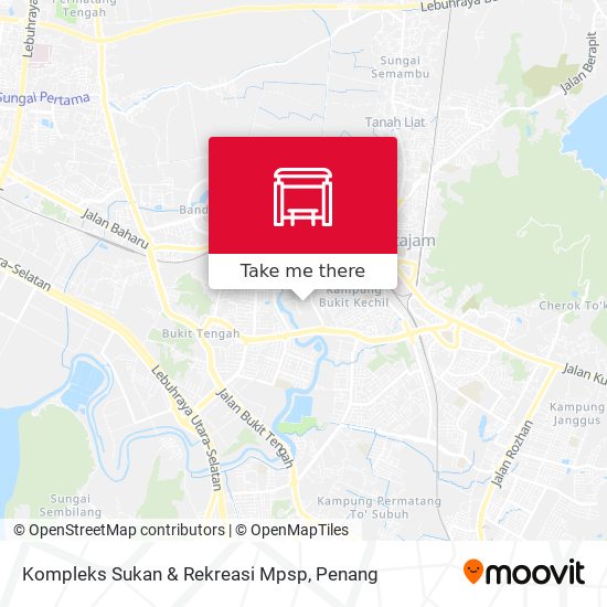 Kompleks Sukan & Rekreasi Mpsp map