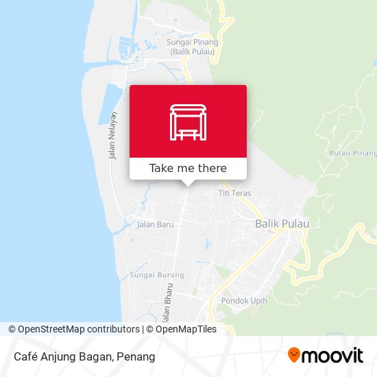 Peta Café Anjung Bagan