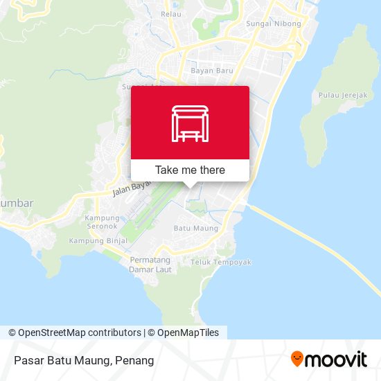 Pasar Batu Maung map