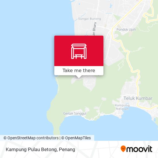 Peta Kampung Pulau Betong