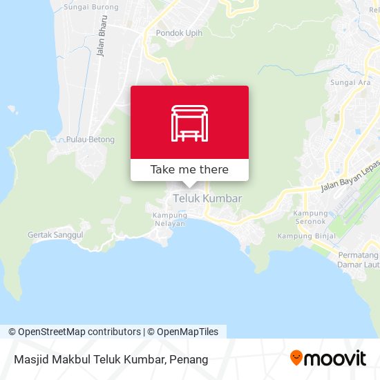 Masjid Makbul Teluk Kumbar map