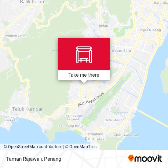 Taman Rajawali map