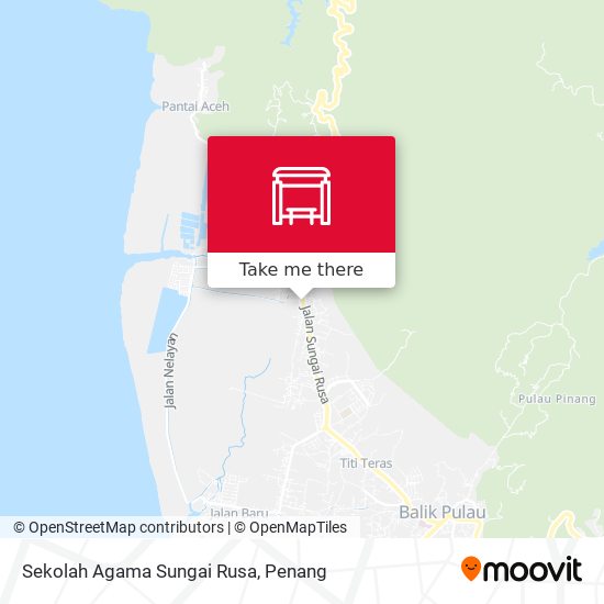 Sekolah Agama Sungai Rusa map