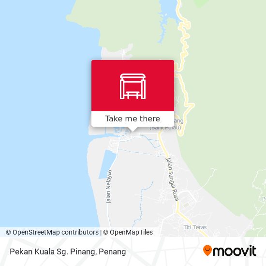 Pekan Kuala Sg. Pinang map