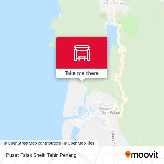 Pusat Falak Sheik Tahir map