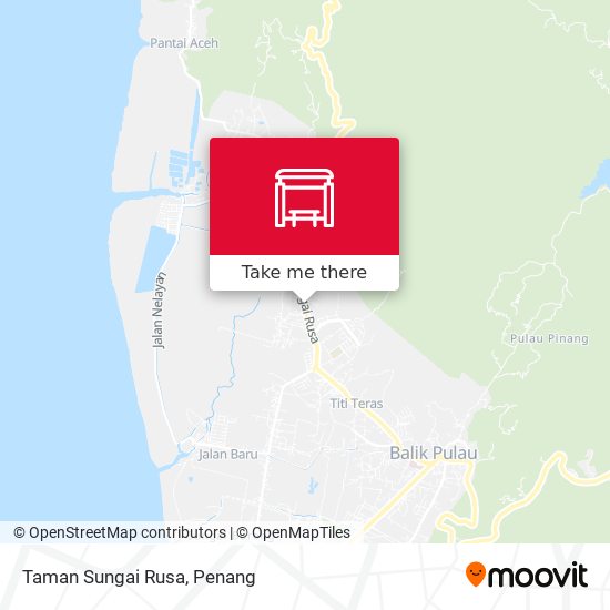 Taman Sungai Rusa map