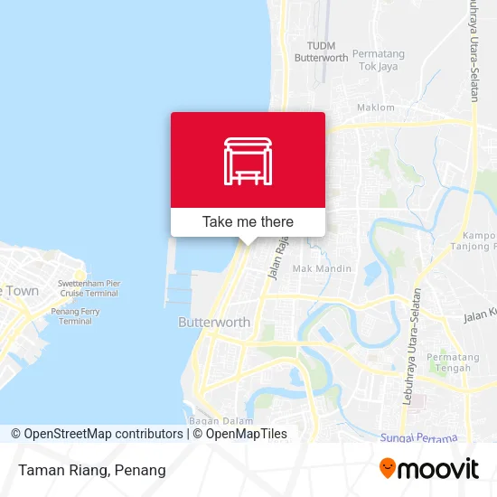 Taman Riang map