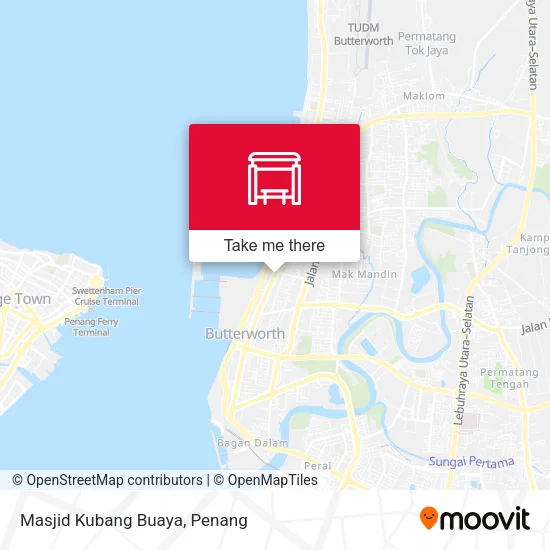 Masjid Kubang Buaya map