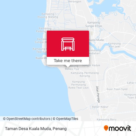 Peta Taman Desa Kuala Muda