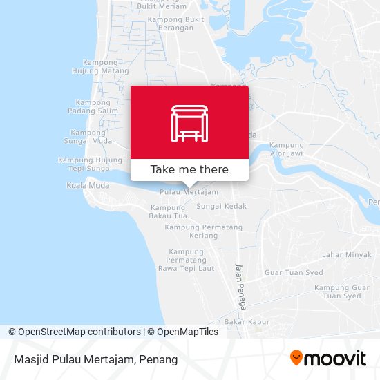 Peta Masjid Pulau Mertajam