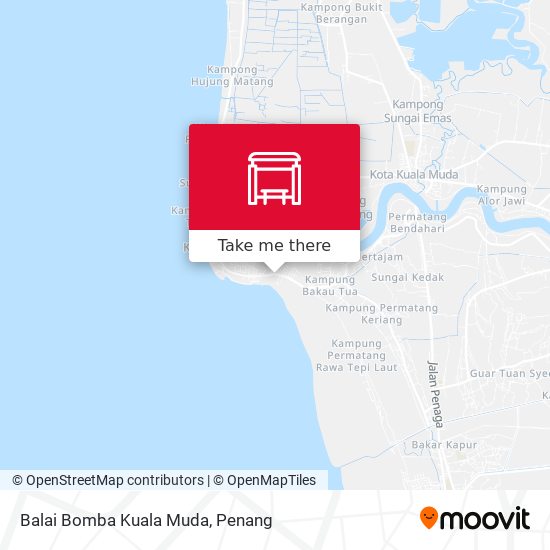 Peta Balai Bomba Kuala Muda