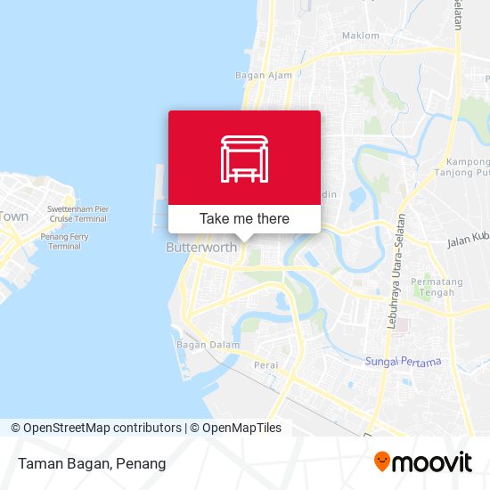 Taman Bagan map