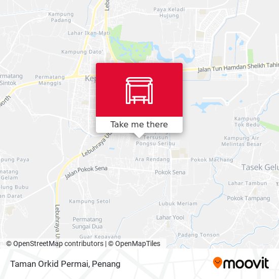 Peta Taman Orkid Permai