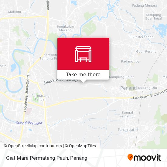 Giat Mara Permatang Pauh map