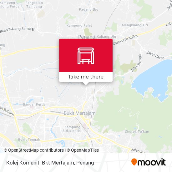 Kolej Komuniti Bkt Mertajam map