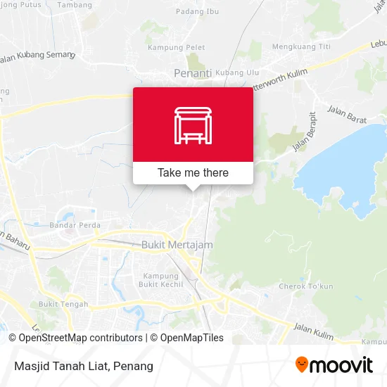 Masjid Tanah Liat map